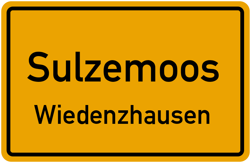 Ortsschild Sulzemoos