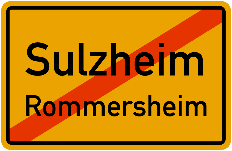Ortsschild Sulzheim