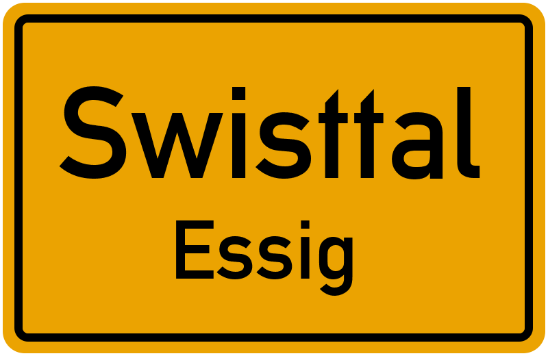 Ortsschild Swisttal