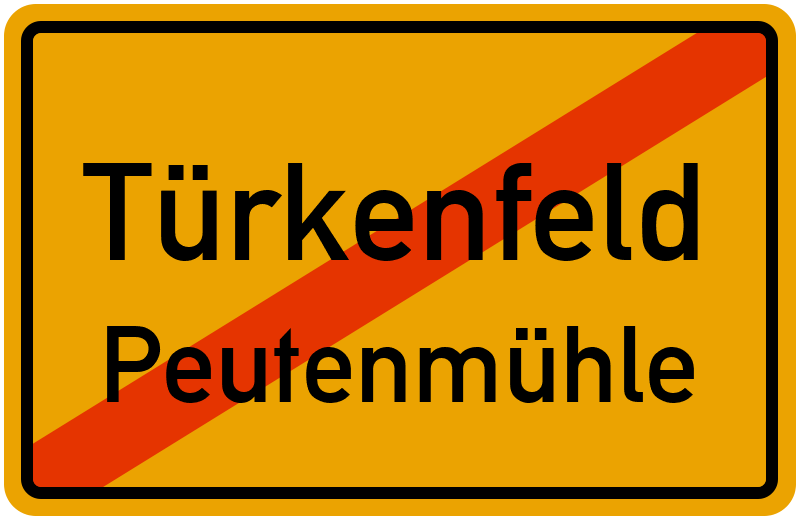 Ortsschild Türkenfeld