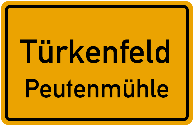 Ortsschild Türkenfeld