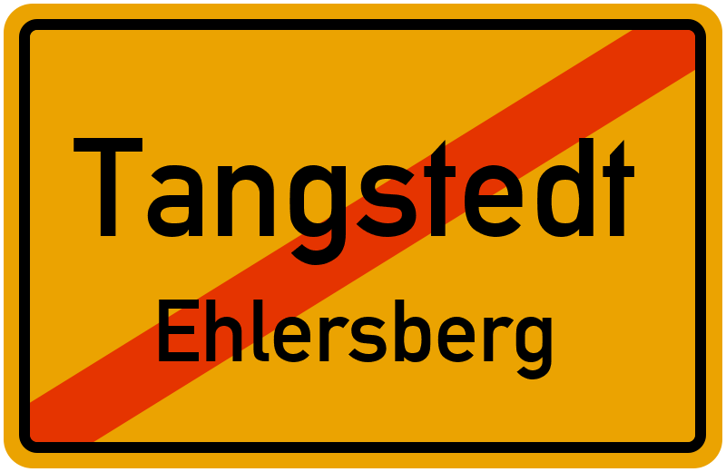 Ortsschild Tangstedt
