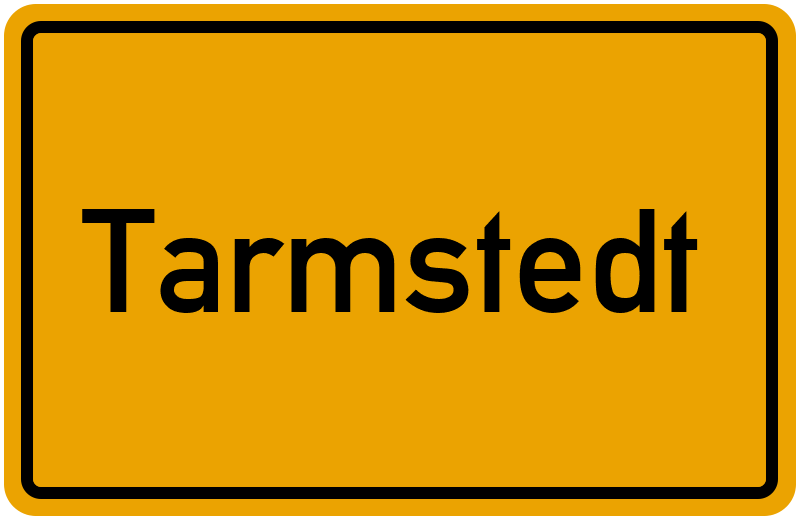 Ortsschild Tarmstedt
