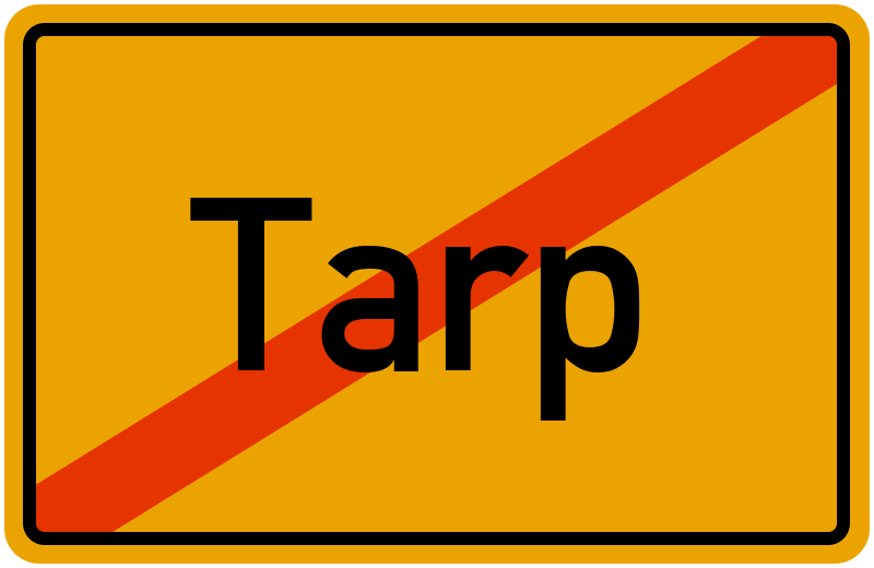 Ortsschild Tarp
