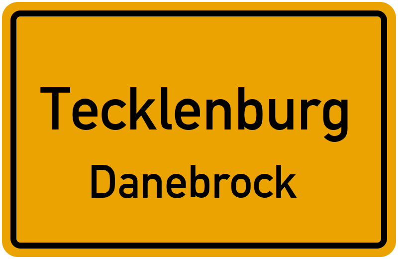 Ortsschild Tecklenburg