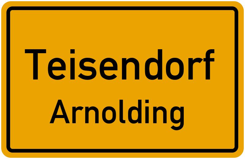 Ortsschild Teisendorf
