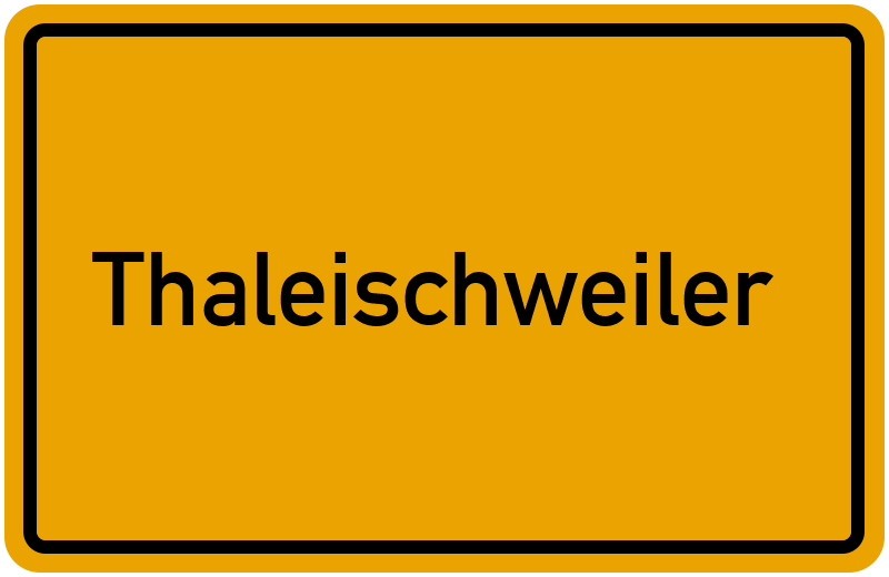 Ortsschild Thaleischweiler