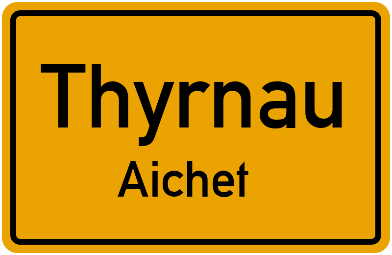 Ortsschild Thyrnau