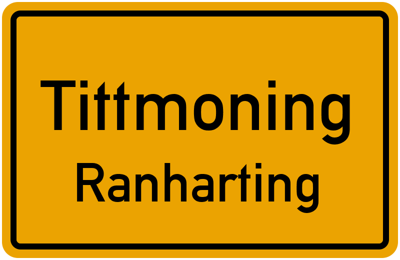 Ortsschild Tittmoning