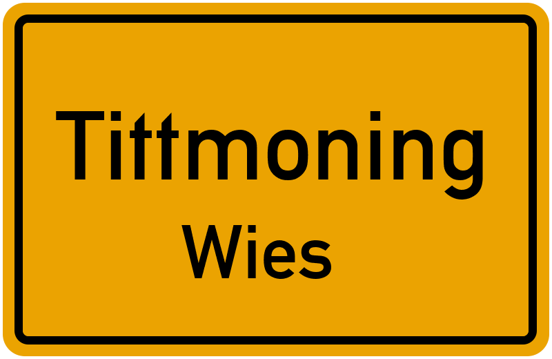 Ortsschild Tittmoning