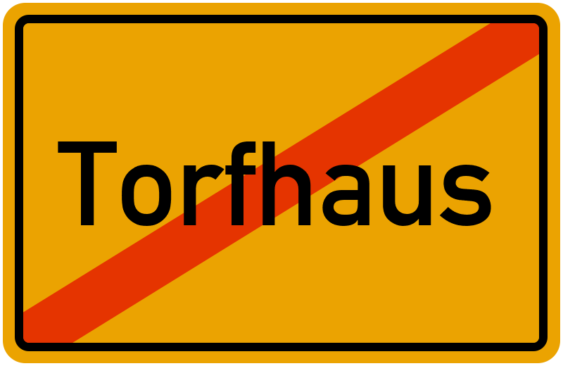 Ortsschild Torfhaus