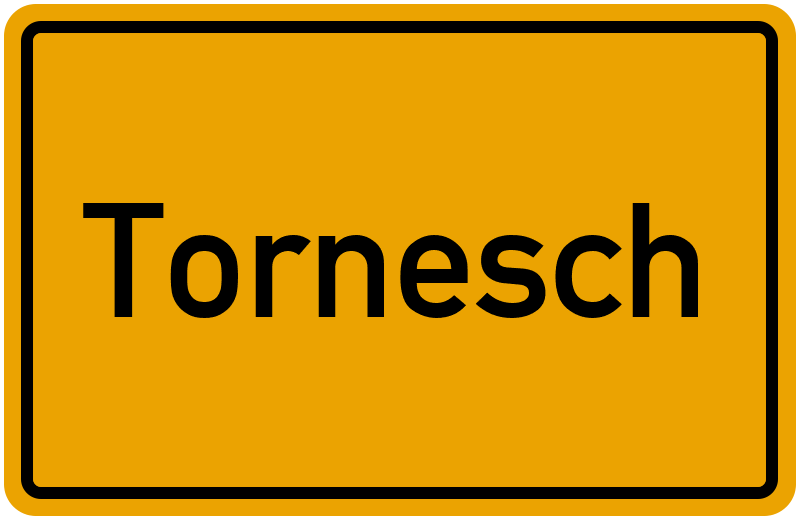 Ortsschild Tornesch