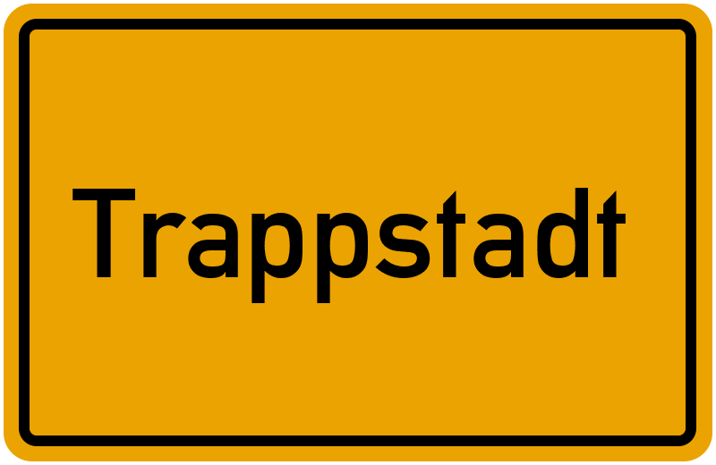 Ortsschild Trappstadt