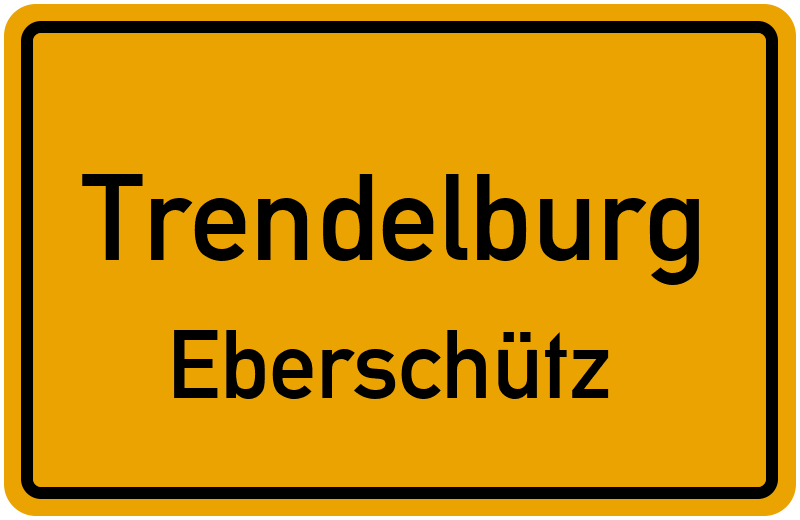 Ortsschild Trendelburg