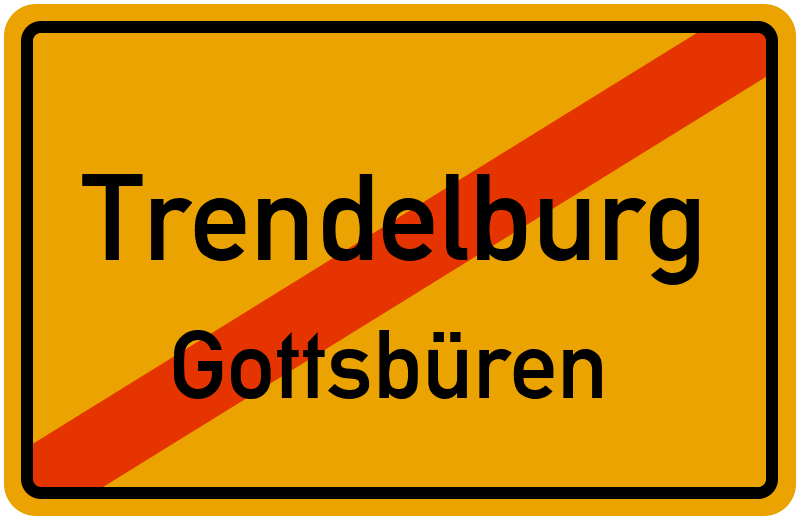 Ortsschild Trendelburg