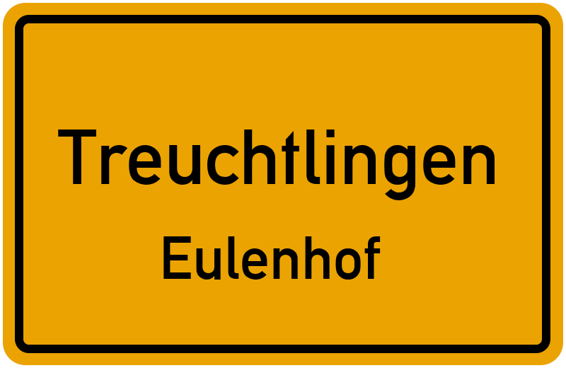 Ortsschild Treuchtlingen