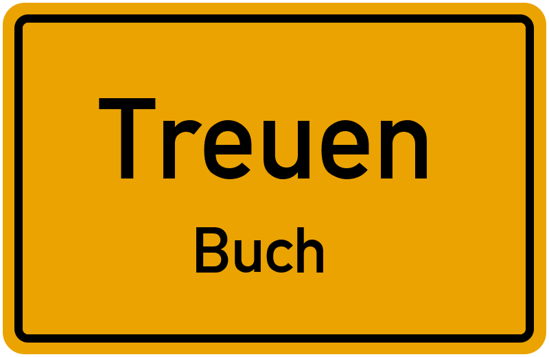 Ortsschild Treuen