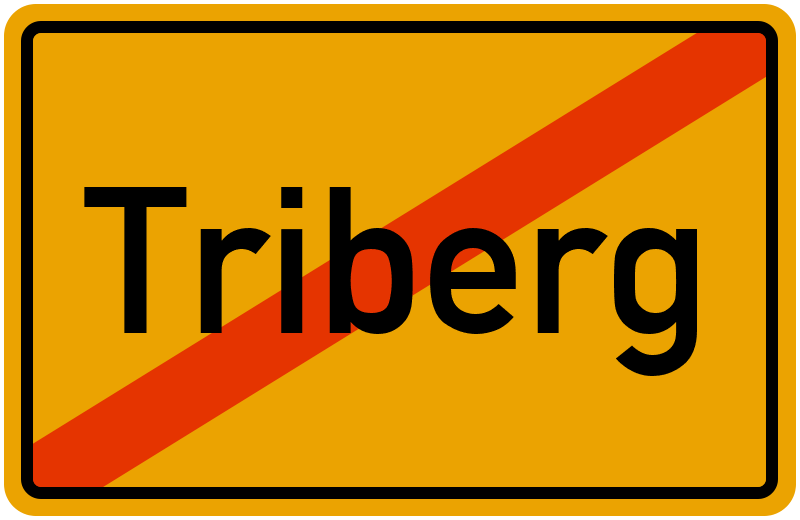 Ortsschild Triberg
