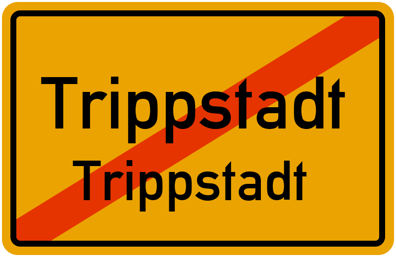 Ortsschild Trippstadt