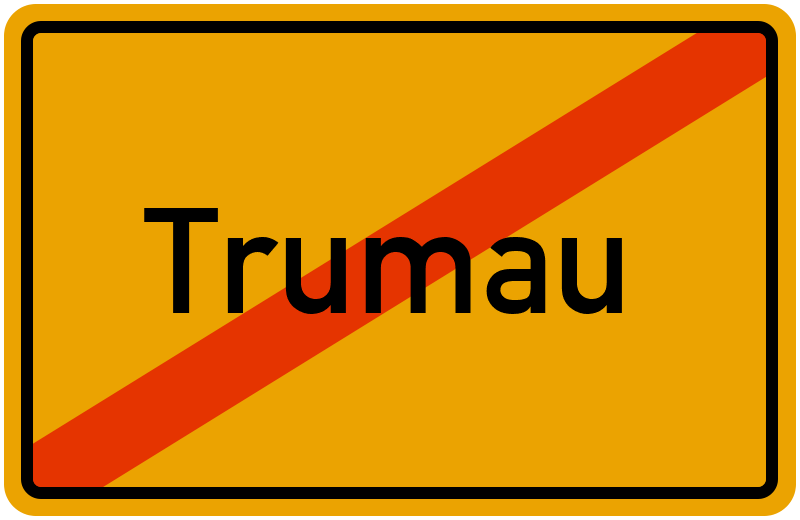 Ortsschild Trumau