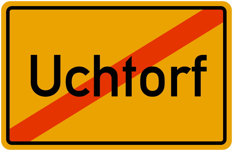 Ortsschild Uchtorf