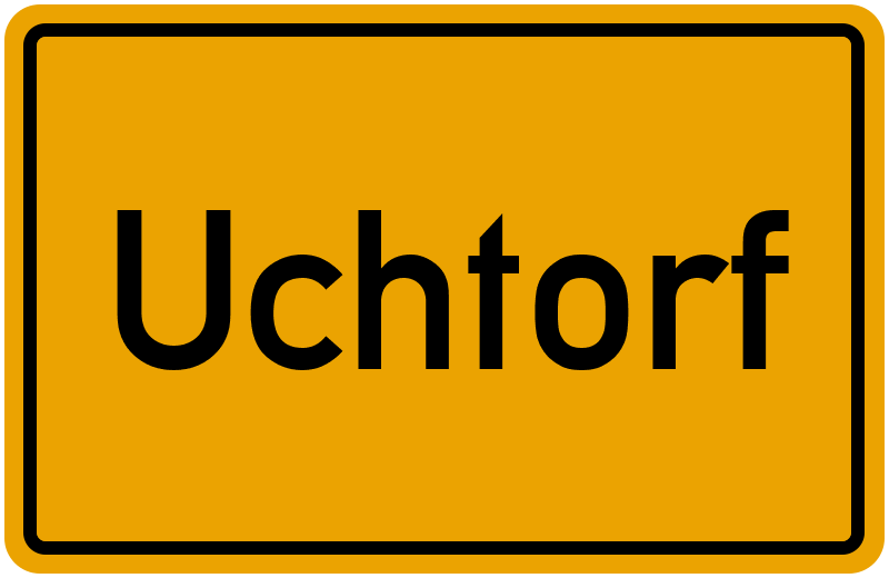 Ortsschild Uchtorf