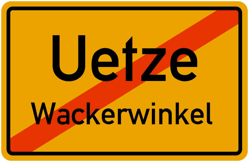 Ortsschild Uetze