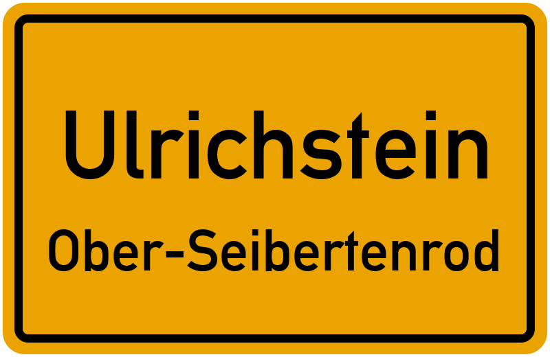 Ortsschild Ulrichstein