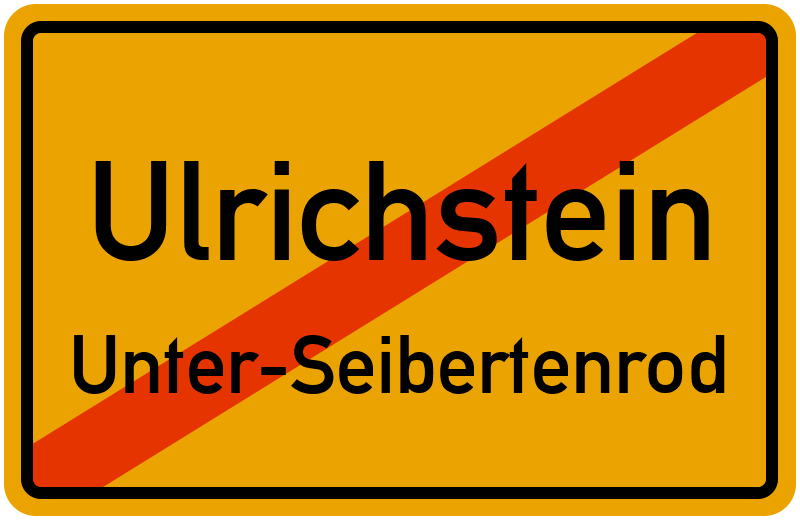 Ortsschild Ulrichstein