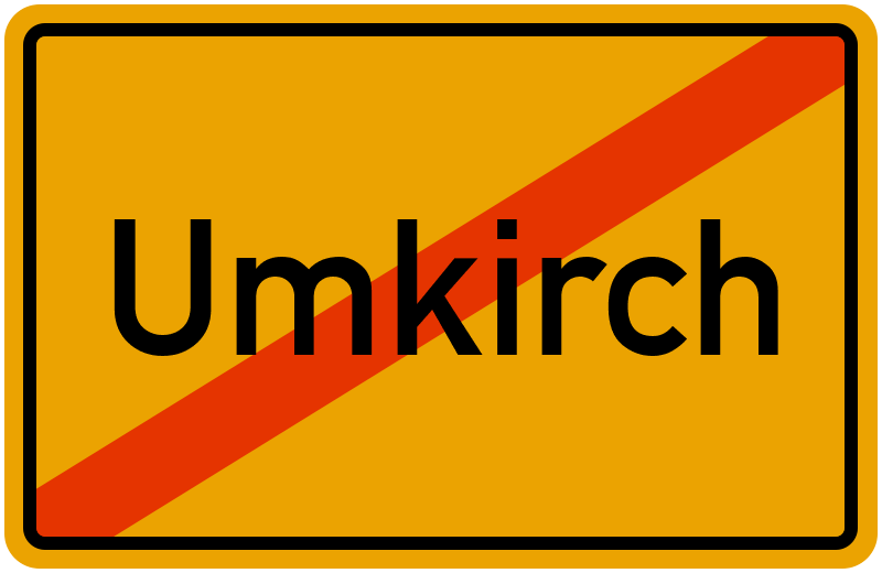 Ortsschild Umkirch