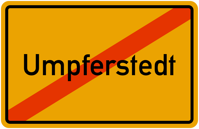 Ortsschild Umpferstedt