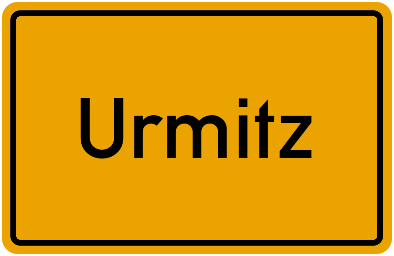 Ortsschild Urmitz