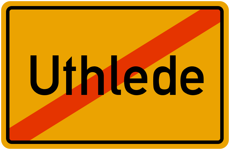 Ortsschild Uthlede