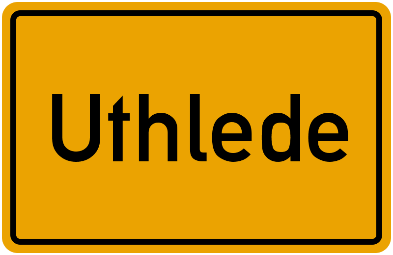 Ortsschild Uthlede