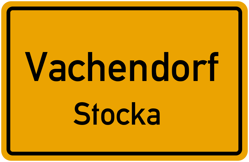 Ortsschild Vachendorf