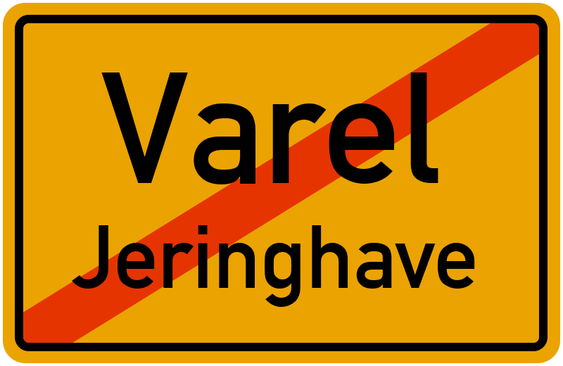 Ortsschild Varel