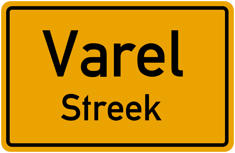 Ortsschild Varel