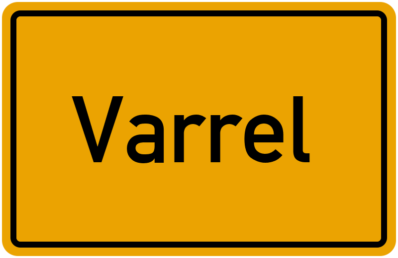 Ortsschild Varrel