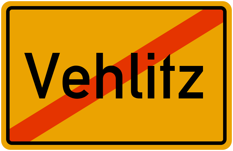 Ortsschild Vehlitz