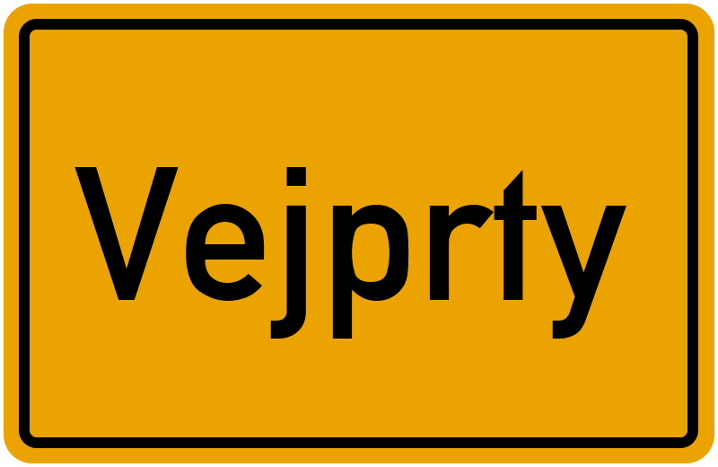 Ortsschild Vejprty