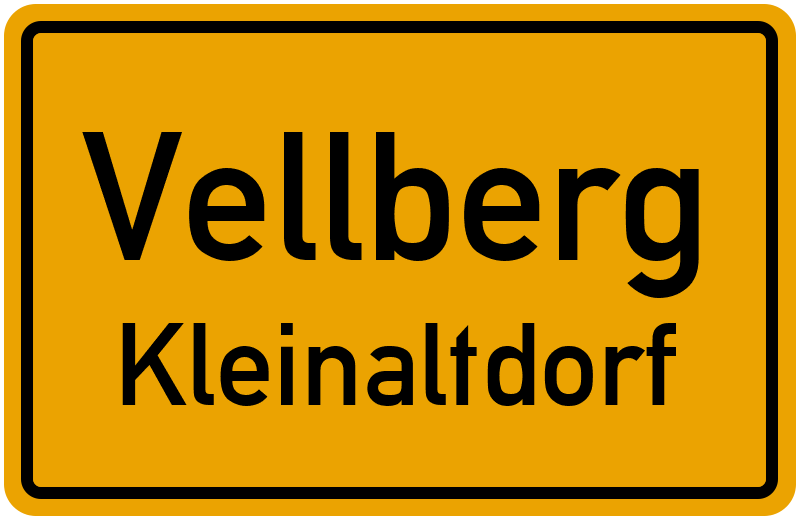 Ortsschild Vellberg