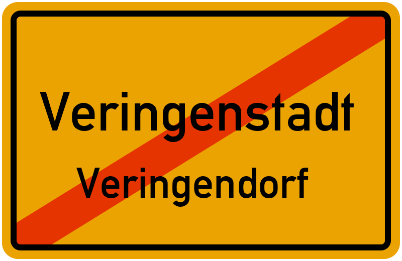 Ortsschild Veringenstadt