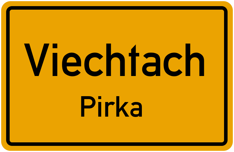 Ortsschild Viechtach