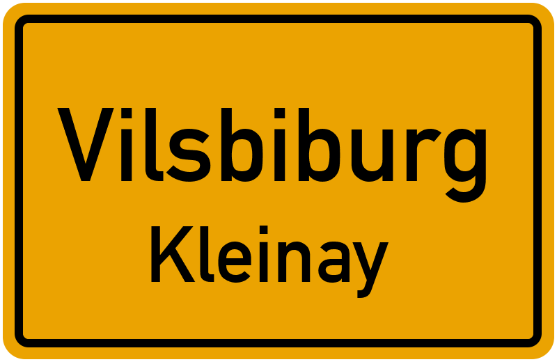 Ortsschild Vilsbiburg