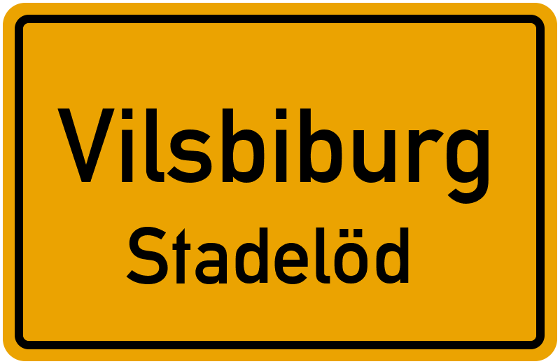 Ortsschild Vilsbiburg