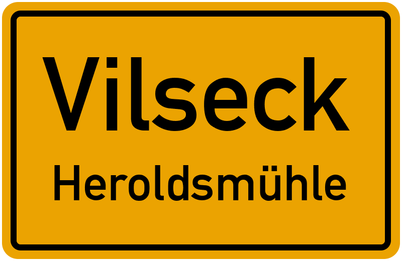 Ortsschild Vilseck