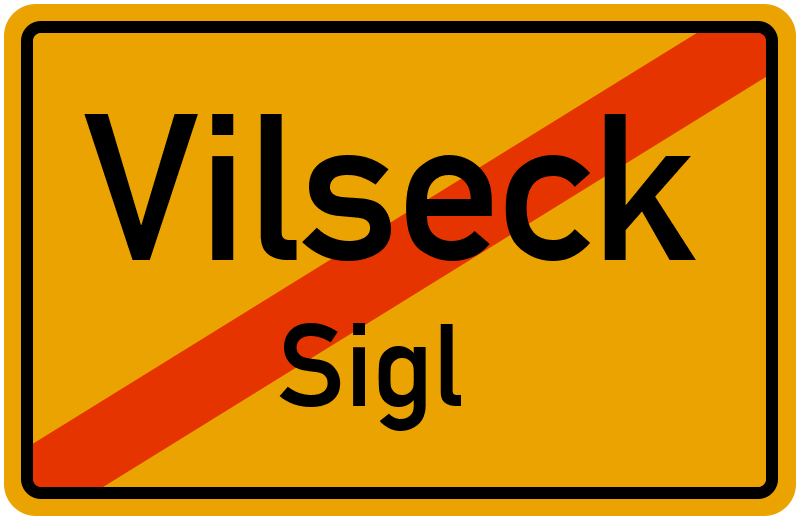 Ortsschild Vilseck