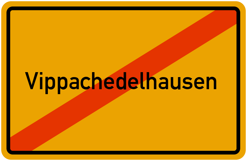 Ortsschild Vippachedelhausen