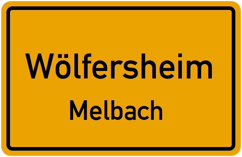 Ortsschild Wölfersheim