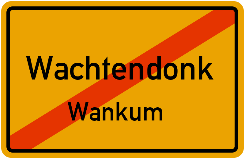 Ortsschild Wachtendonk